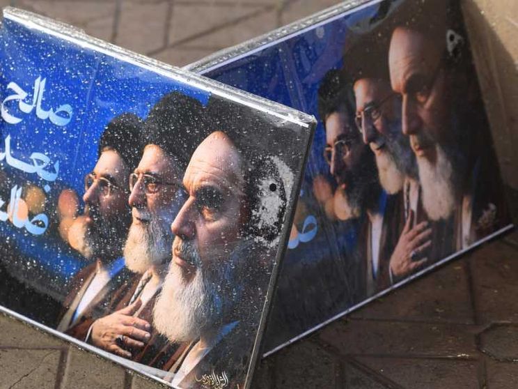I ritratti delle Guide supreme iraniane