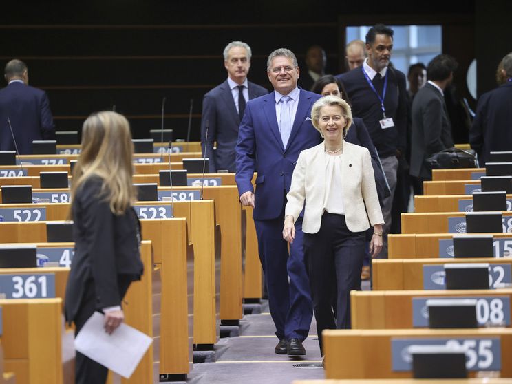 La presidente della Commissione Europea, Ursula Von Der Leyen