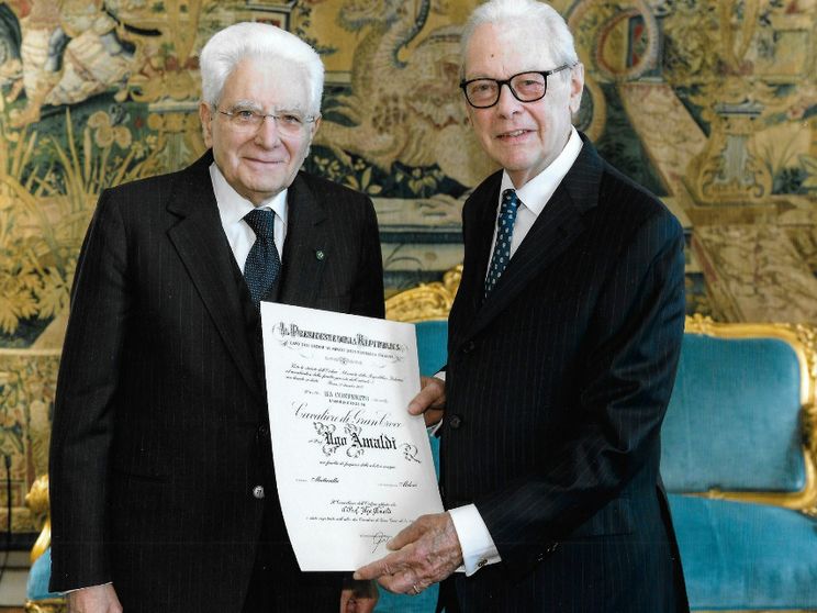 Il fisico Amaldi Cavaliere di Gran Croce