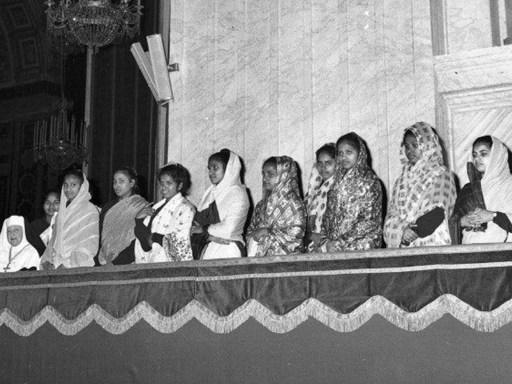 Alcune delle donne presenti al Concilio Vaticano II. La foto è del 16 novembre 1964