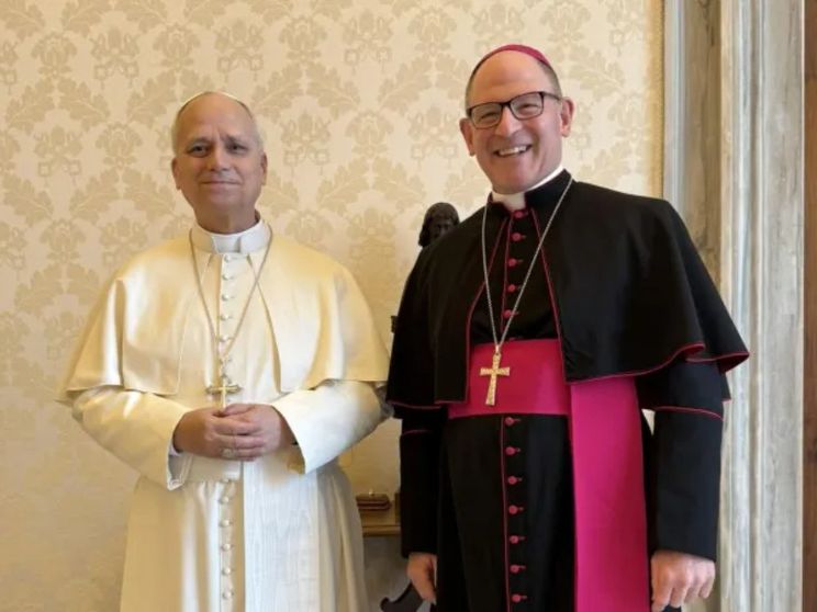 Randazzo con papa Leone XIV