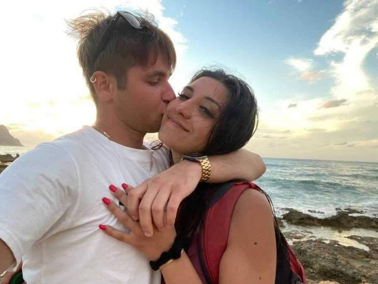 Elisa Bricchi assieme al fidanzato, Costantino Merli