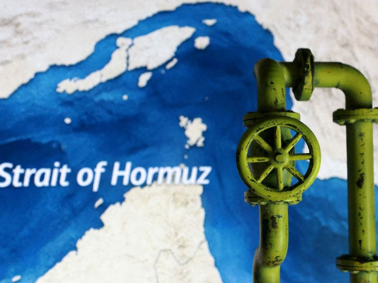 Una mappa dello Stretto di Hormuz