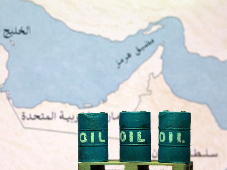 Una mappa dello Stretto di Hormuz