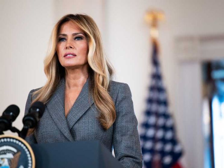 La first lady Melania Trump