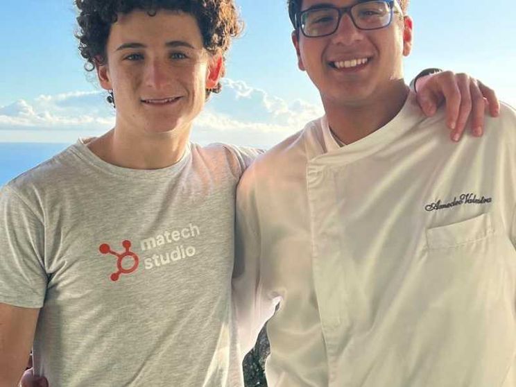Da sinistra Matteo Morvillo e Andrea Valestra