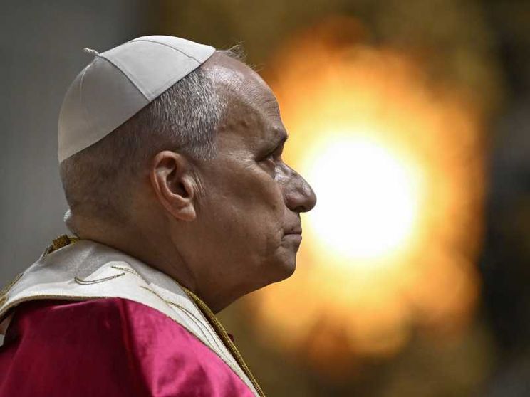 Papa Leone XIV durante la sua visita in Algeri