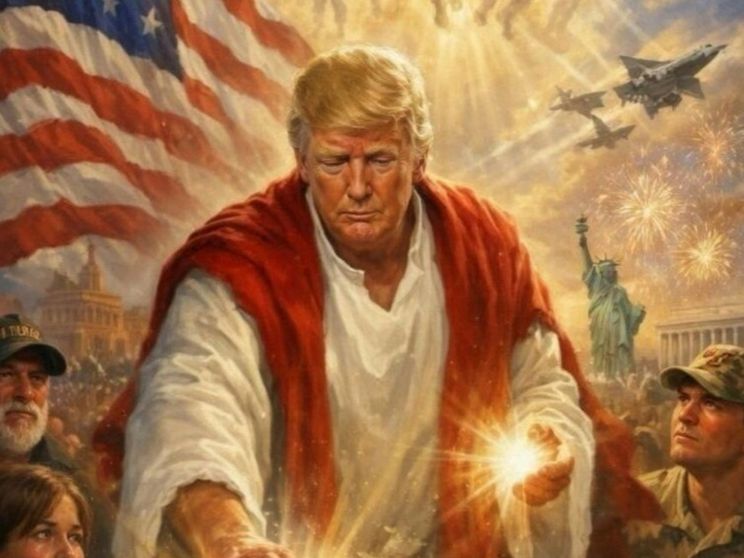 «Non Gesù, un medico». Ma il Trump “taumaturgo” non è meno inquietante