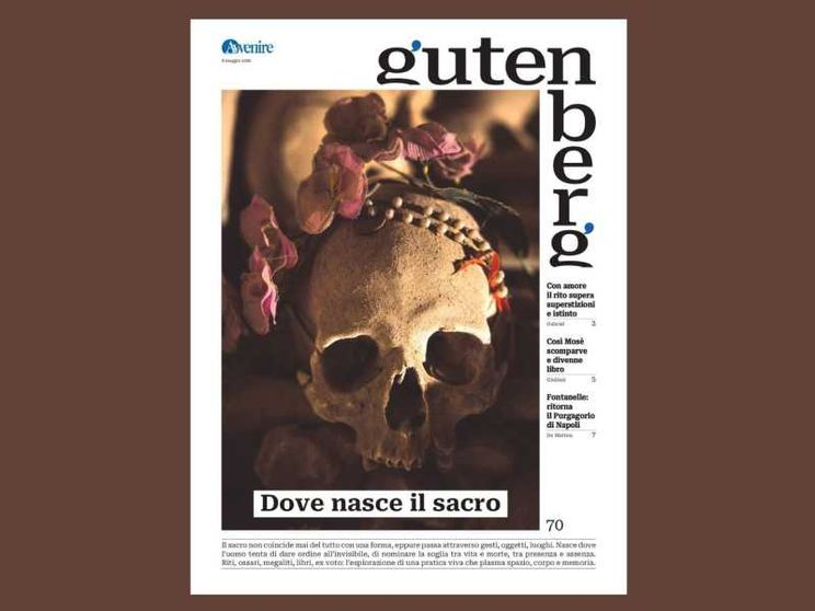 La copertina di Gutenberg n. 70, 8 maggio 2026