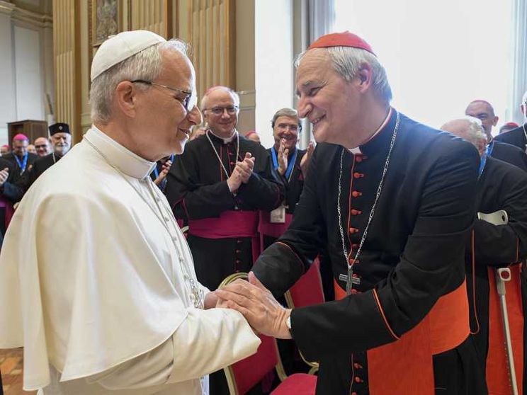 Vaticano, 17 giugno 2025: papa Leone XIV incontra i vescovi italiani riuniti in Assemblea della Conferenza episcopale italiana / SICILIANI