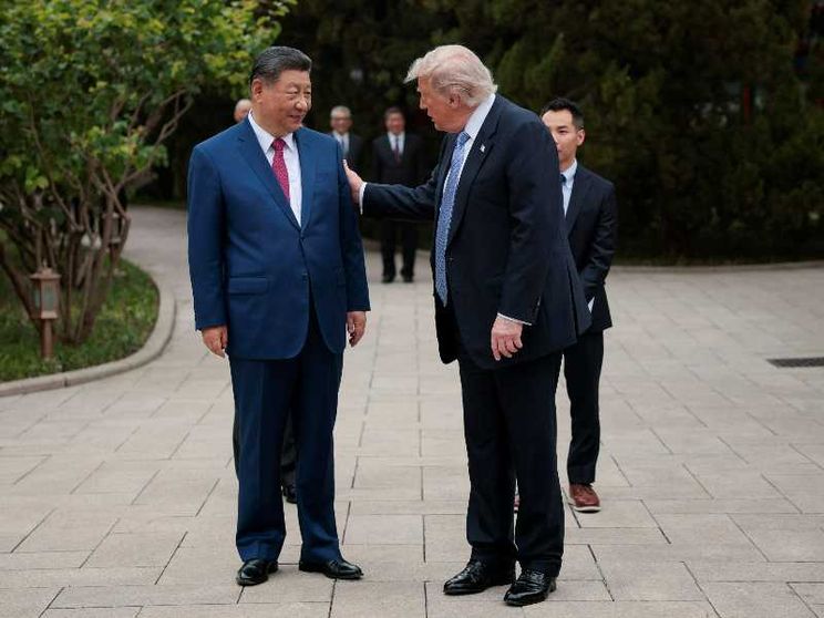 Donald Trump e Xi Jinping a Pechino