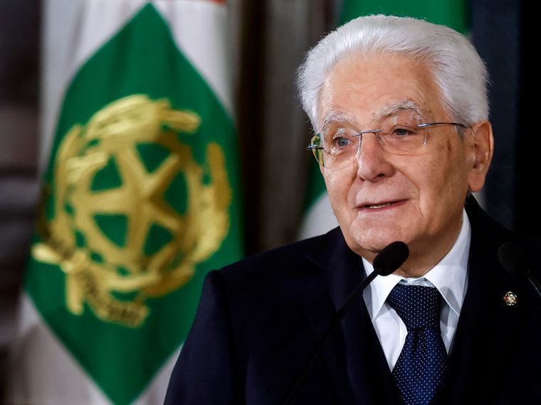 Il presidente della Repubblica Sergio Mattarella