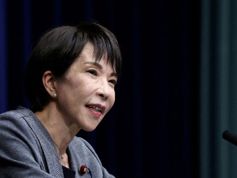 La premier giapponese Sanae Takaich