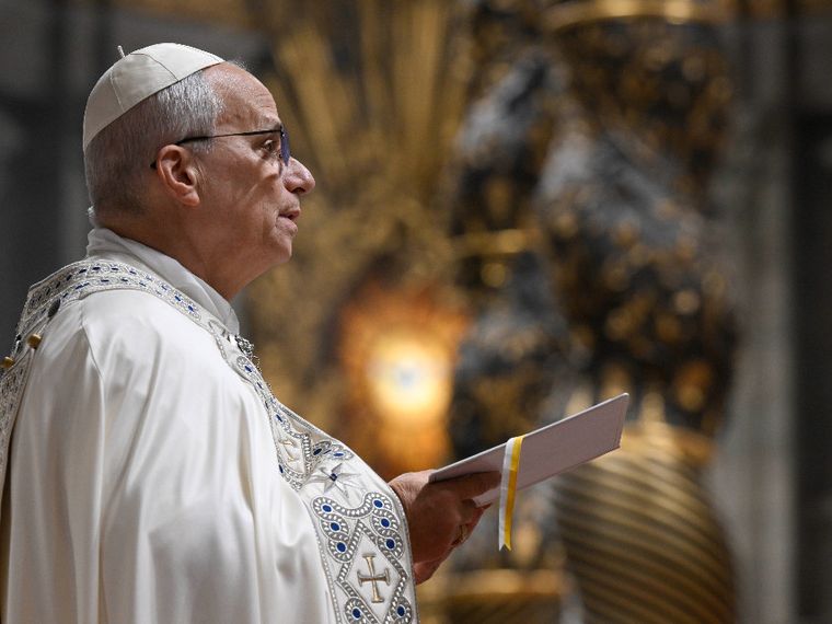 Leone XIV al Te Deum nella Basilica di San Pietro, 31 dicembre 2025