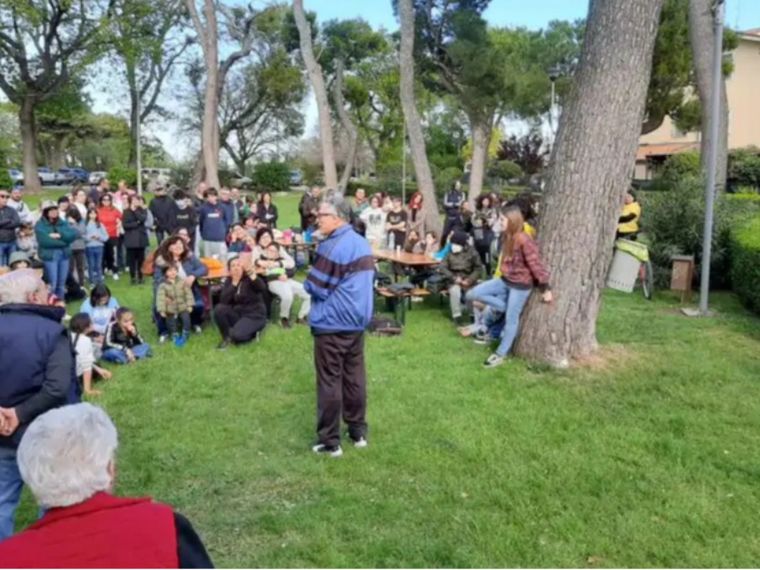 Un momento di vita comunitaria della parrocchia