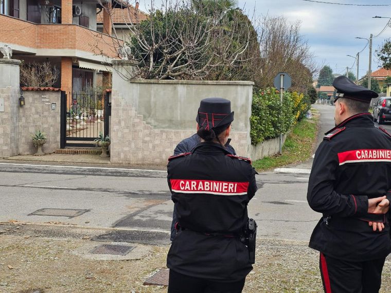 La villa in cui è stato ucciso un rapinatore a Lonate Pozzolo (Varese), 14 gennaio 2026. La vittima aveva 37 anni, si sarebbe introdotto con un complice per rubare in un appartamento ed è stato colpito dal padrone di casa con un coltello / ANSA
