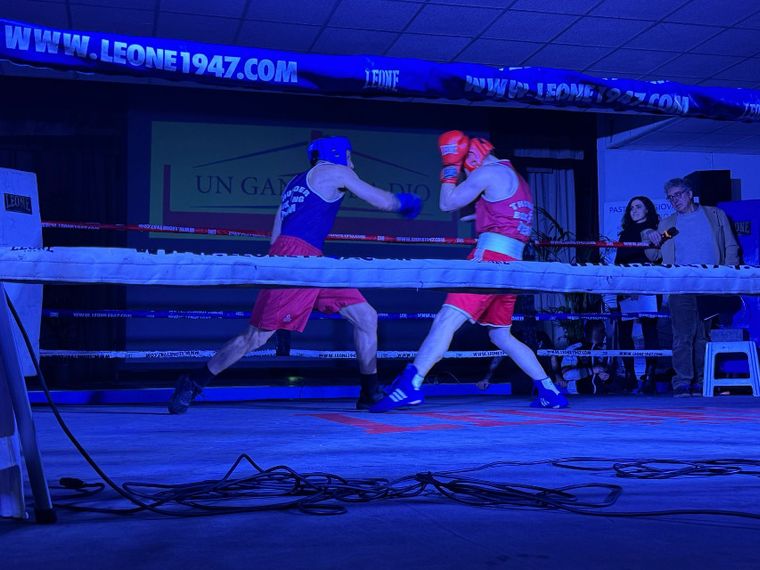 Un momento di un match