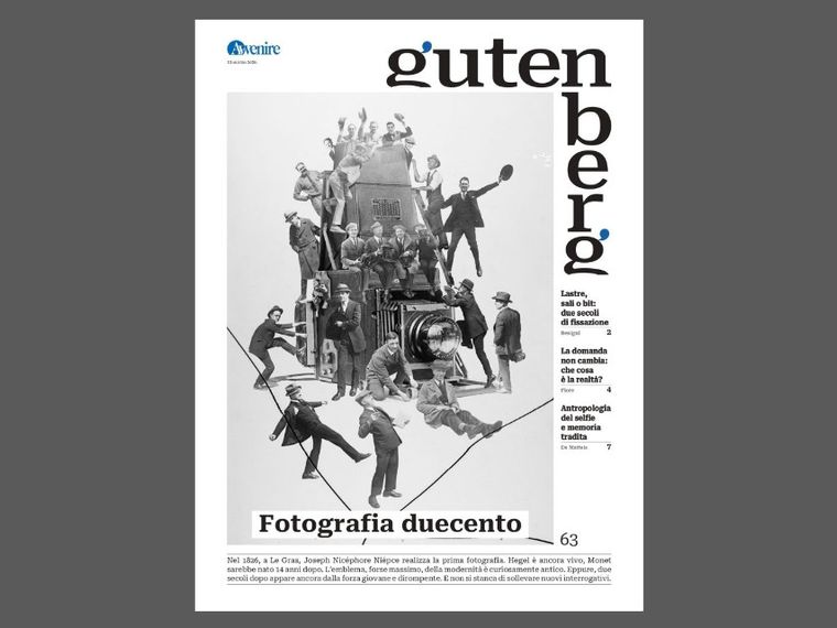 Sul nuovo Gutenberg la fotografia fa duecento