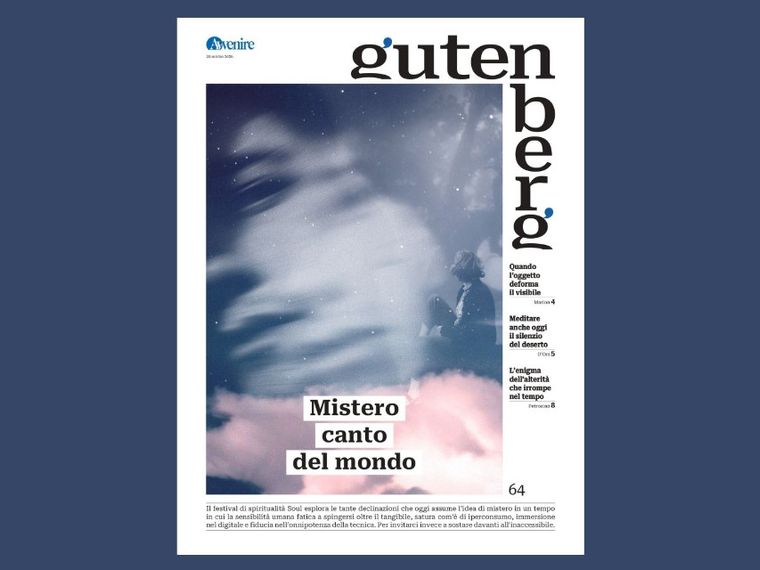 Mistero, canto del mondo: è il nuovo Gutenberg oggi in edicola