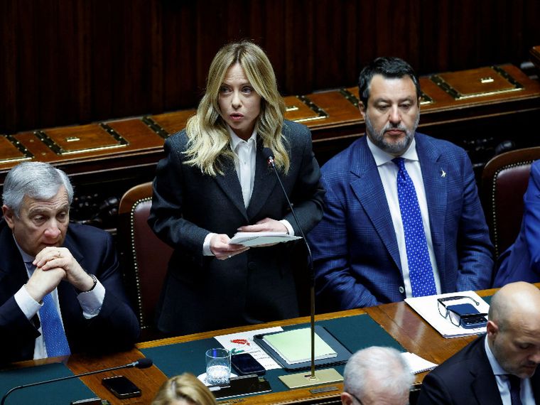 Meloni alla Camera il 9 aprile 2026/ REUTERS