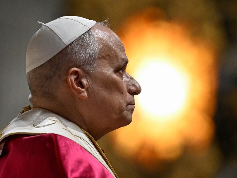 Papa Leone XIV durante la sua visita in Algeri