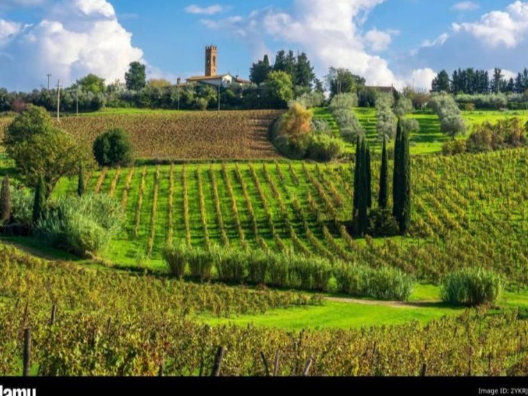 Il panorama del Chianti, in Toscana, sempre ricercato dai turisti
