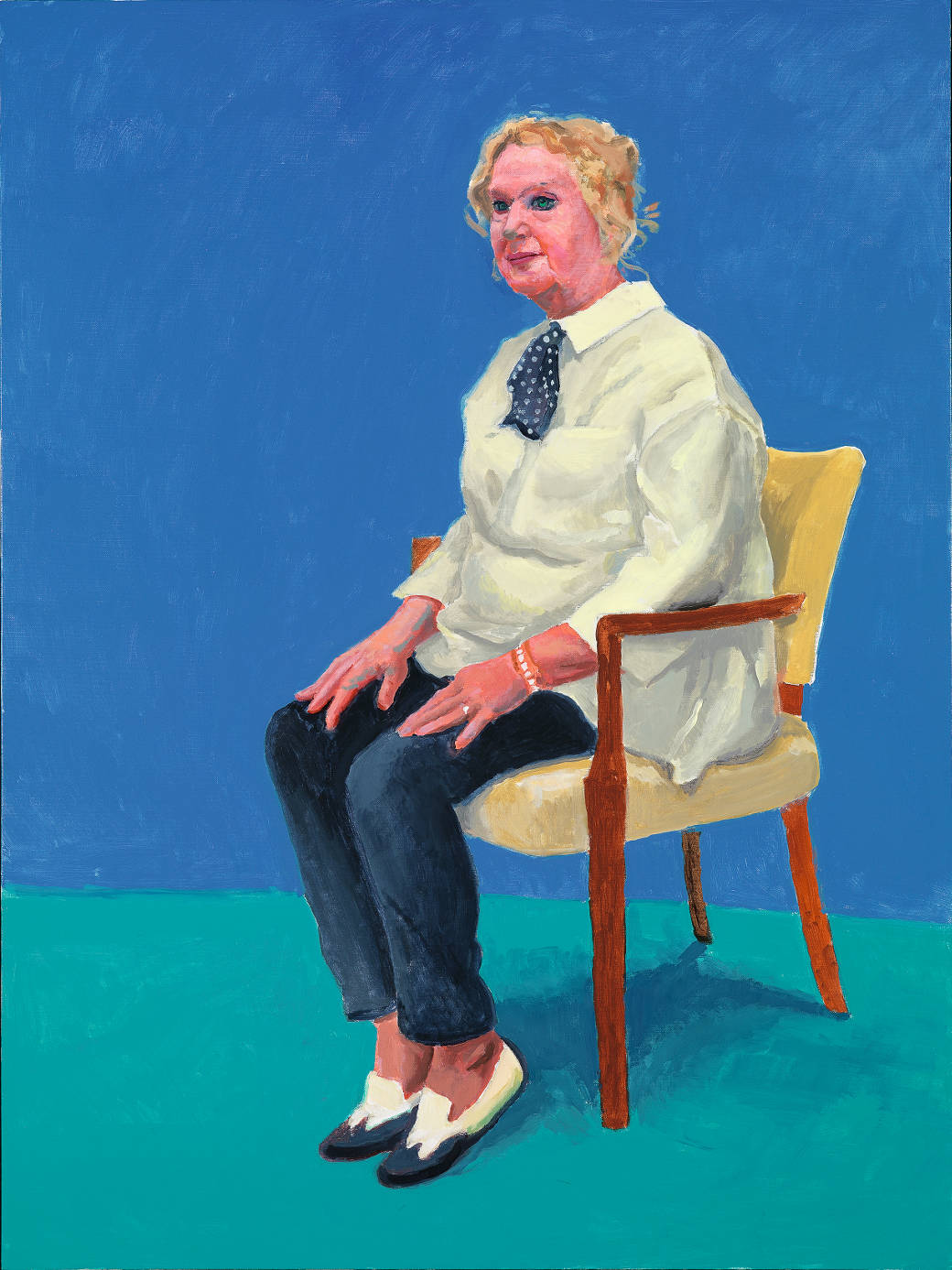 David Hockney, 'Celia Birtwell'(©David Hockney, foto Richard Schmidt)