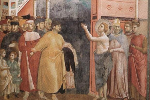 San Francesco rinuncia alle vesti (Giotto)