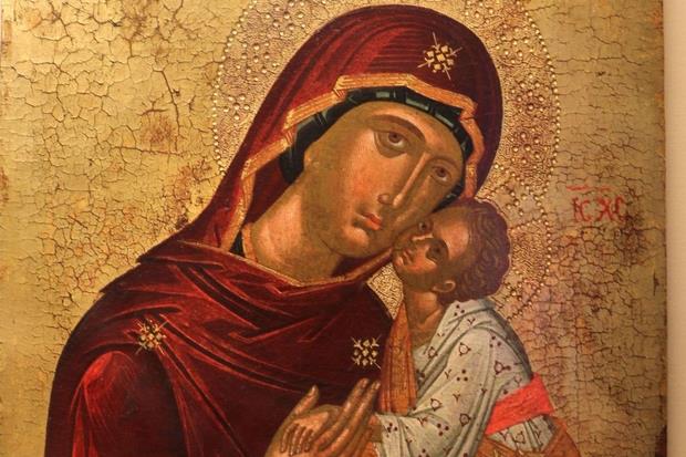 La Madonna della tenerezza nell'opera di un pittore cretese