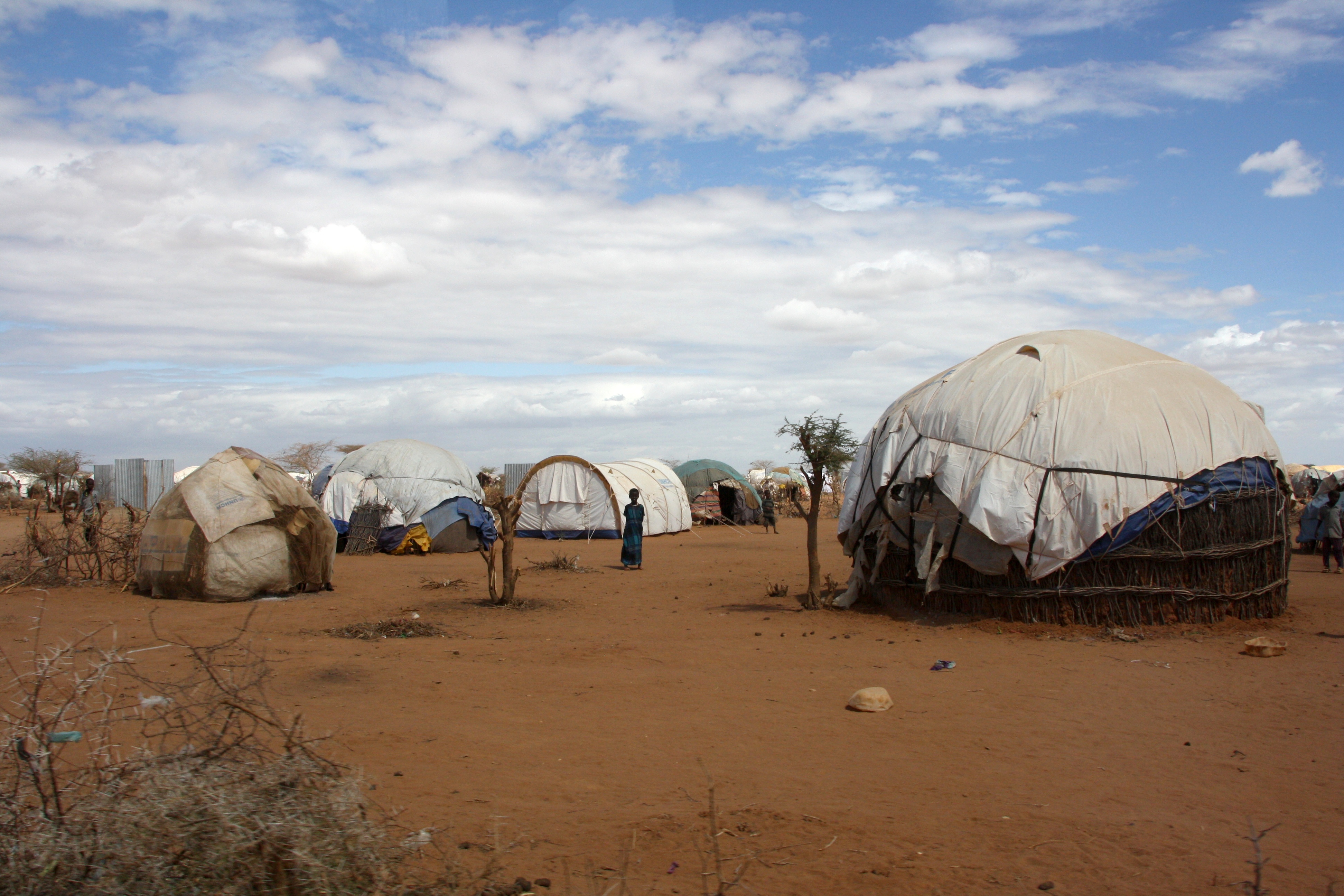 Tende per i profughi nel campo di Dadaab in Kenya