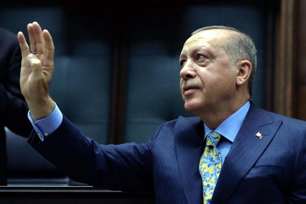 Il presidente turco Recep Tayyip Erdogan (Ansa)