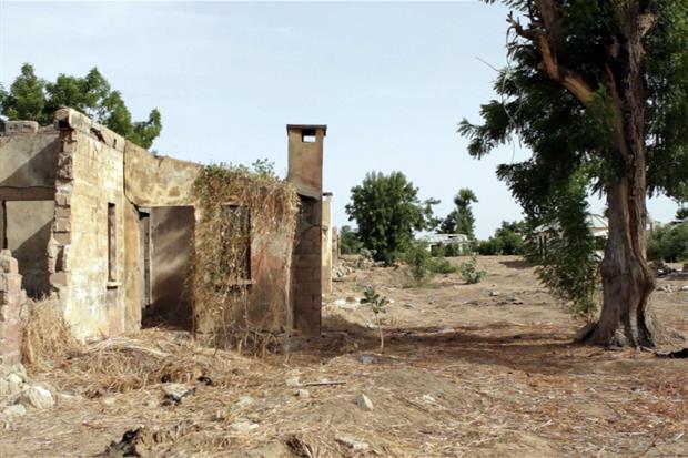 Nigeria, le macerie di Bama, la seconda città del Borno dopo la capitale Maiduguri, dopo l'occupazione di Boko Haram (Emanuela Zuccalà)