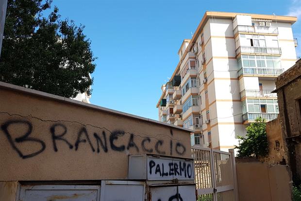 Un angolo di Brancaccio, il quartiere di Palermo dove è stato ucciso padre Puglisi 25 anni fa (Foto Gambassi)