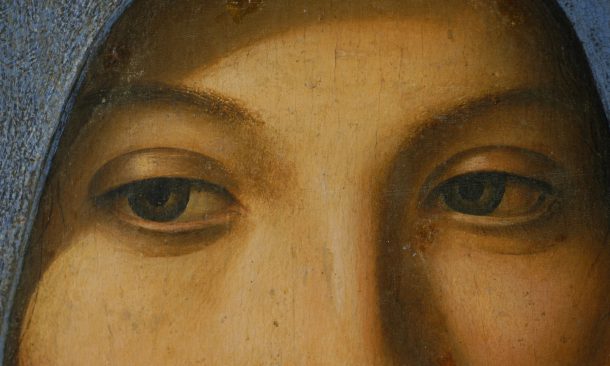 Antonello da Messina: «L'Annunciata» di Palermo (particolare)