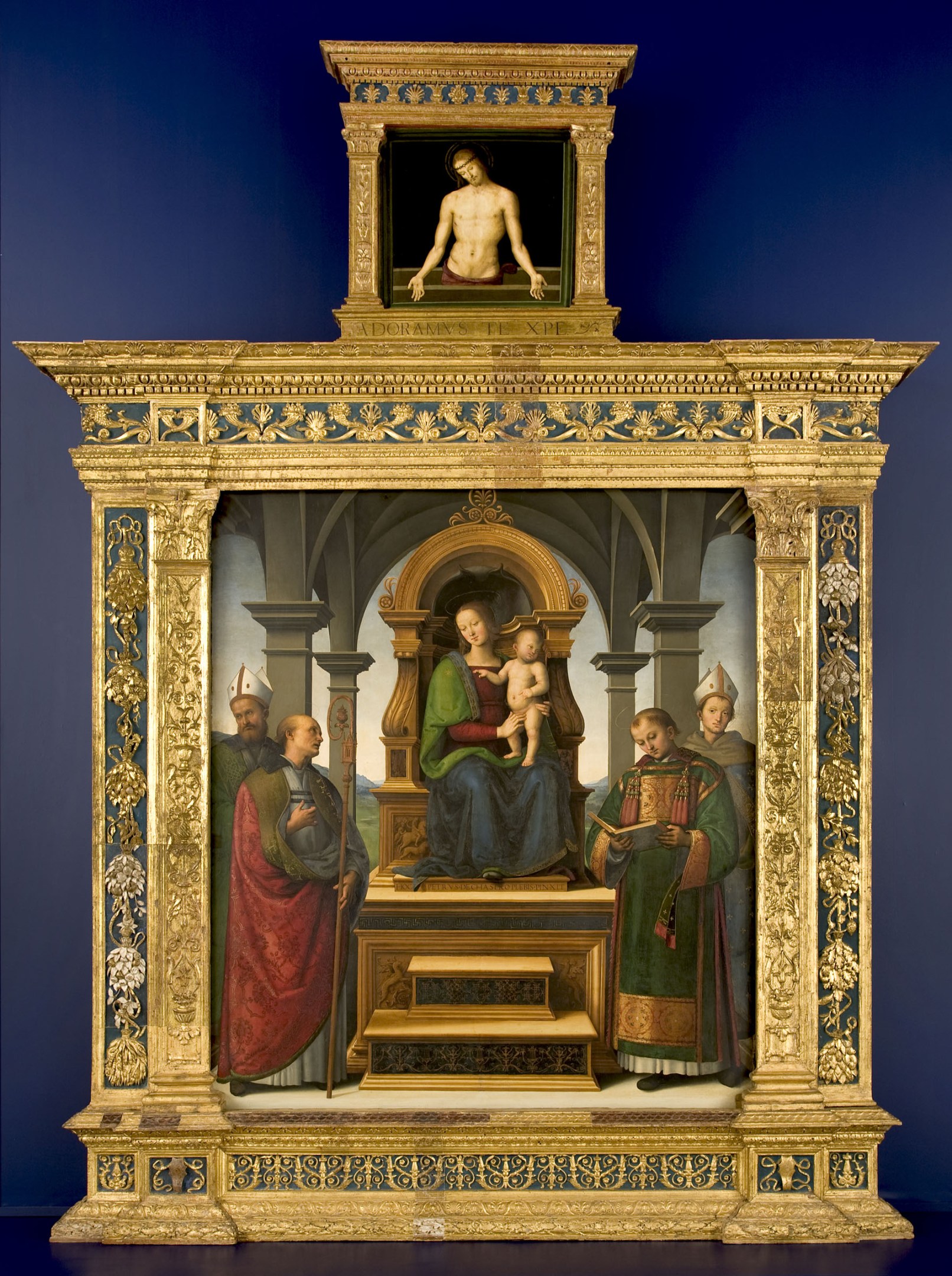 Pietro Vannucci detto il Perugino, la 'Pala dei Decemviri' ricomposta alla Galleria Nazionale dell'Umbria (S. Bellu)