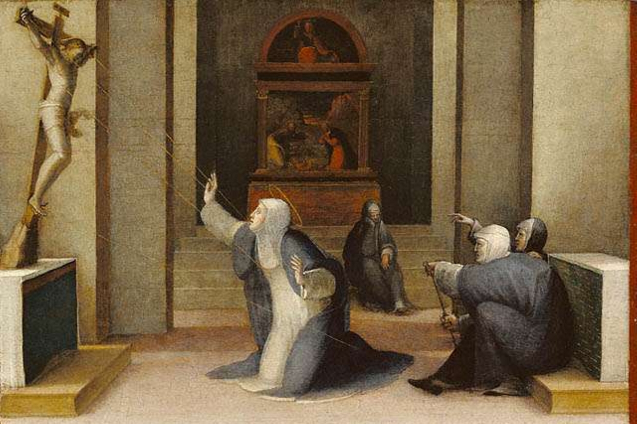 'Le stimmate di santa Caterina' di Domenico Beccafumi