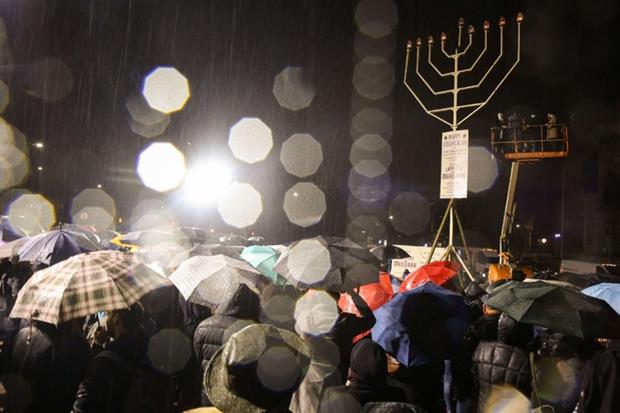 Manifestazione di solidarietà con la comunità ebraica a New York