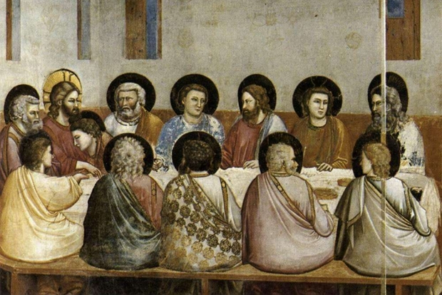 Giotto, Ultima Cena. Cappella degli Scrovegni a Padova