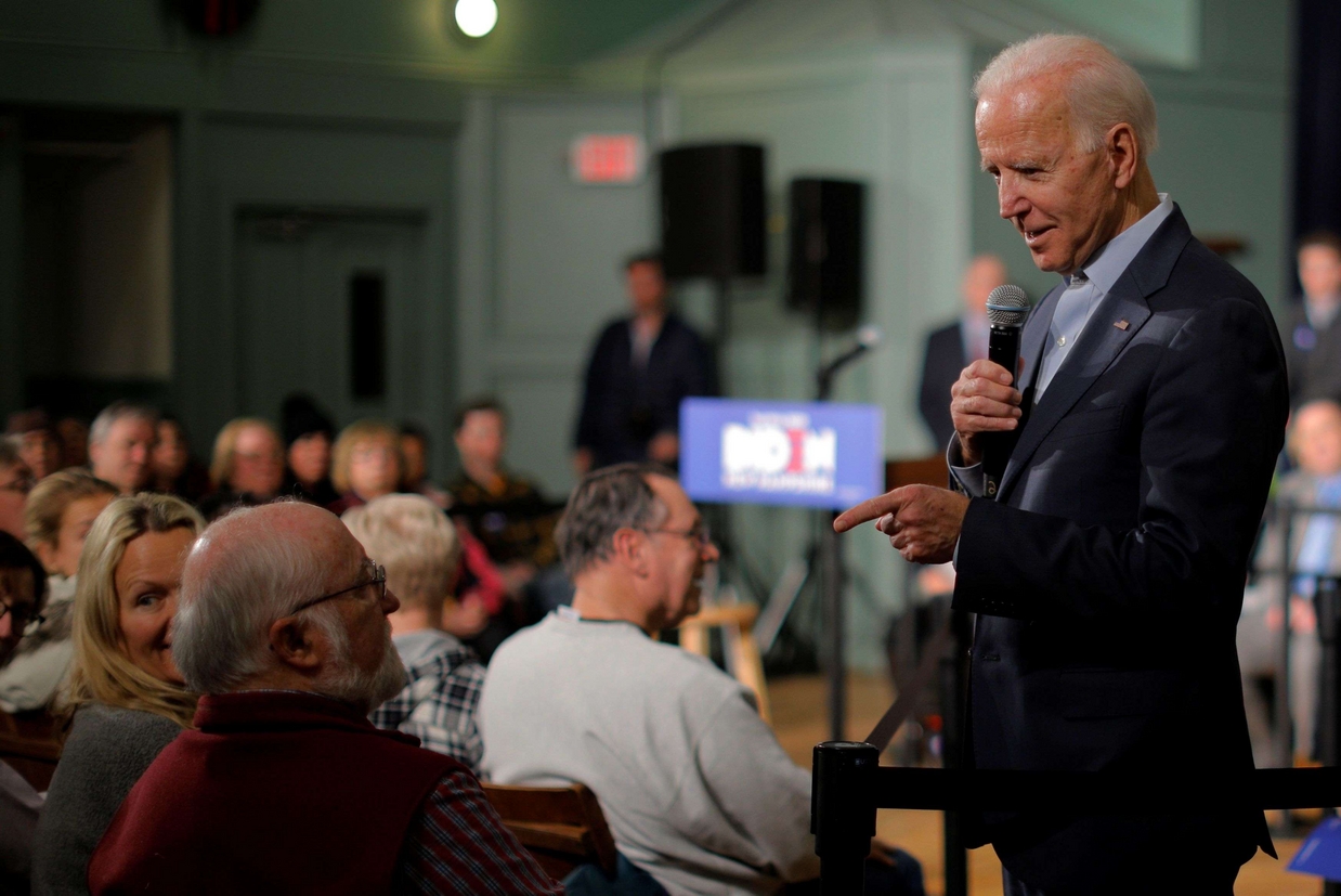 L'ex vicepresidente Joe Biden è in testa alle preferenze degli elettori democratici a livello nazionale