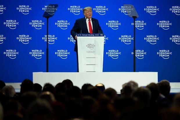 L'intervento di Donald Trump a Davos