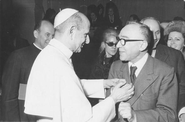 Giorgio La Pira con Paolo VI
