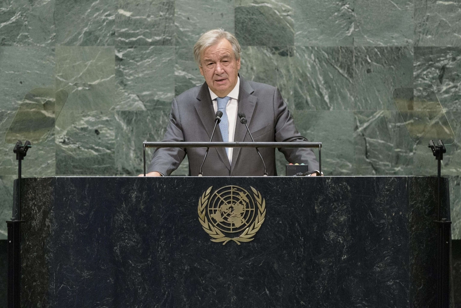 Il segretariio generale dell'Onu, Antonio Guterres