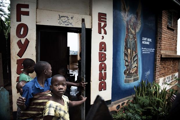 L'ingresso di casa Ekabana a Bukavu, nella Repubblica democratica del Congo