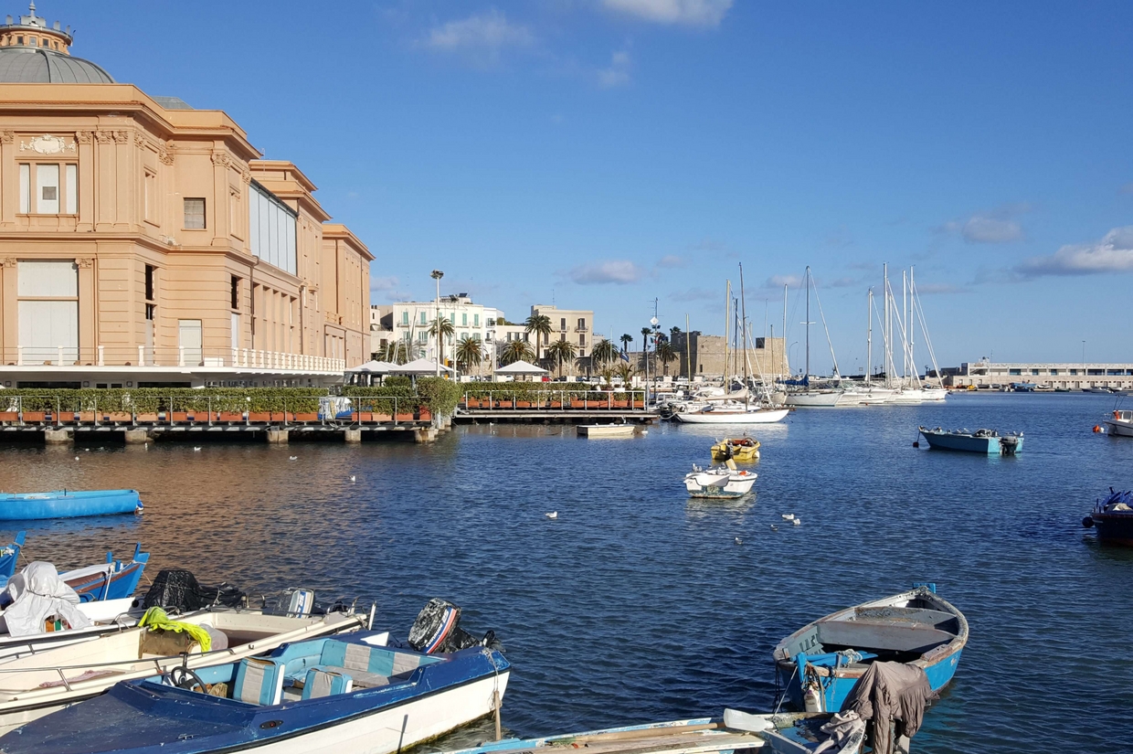 Il lungomare di Bari