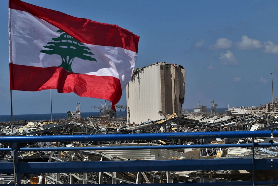 Il porto di Beirut, luogo dell'esplosione