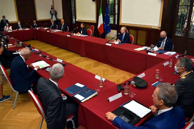 Il comitato per l'ordine e la sicurezza riunito a Milano