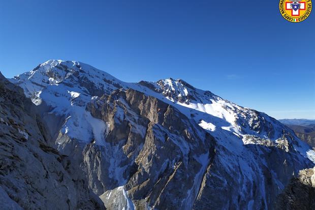 Una veduta del Gran Sasso (2.912 metri)