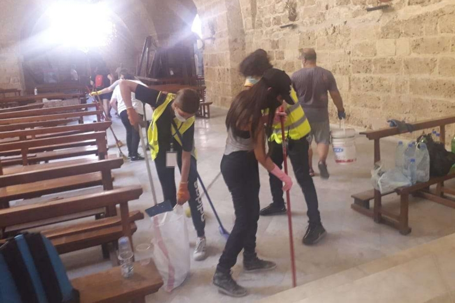 I giovani cattolici, 'angeli della polvere' a Beirut