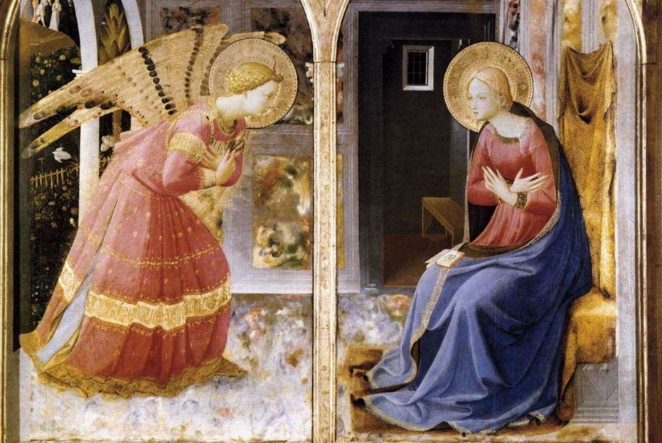 'L'annunciazione' di Beato Angelico a San Giovanni Valdarno (Arezzo)
