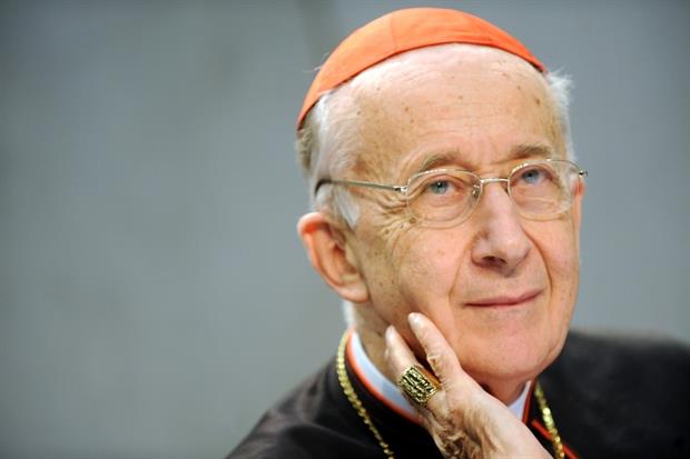 Il cardinale Camillo Ruini in una foto del 2010